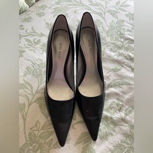 Nine West Fredao heels in black leather